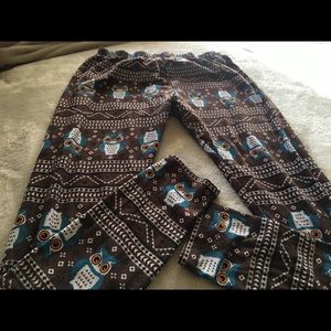 Owl printed leggings